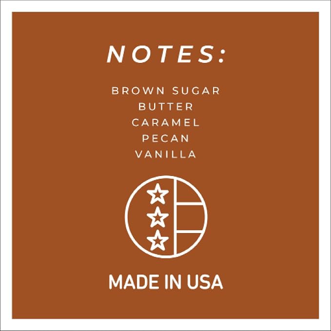 A Cheerful Giver - Praline Caramel Sticky Buns - 34oz Papa Scented Candle Jar - Keepers of the Light - 155 Hours of Burn Time, Candles Gifts for Women