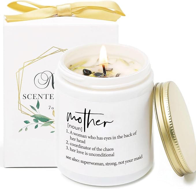 Mom Birthday Gifts from Daughter & Son, Best Mother’s Day Gift, Unique Ideas Gifts for Mom,Vanilla & Lavender Scented Candles
