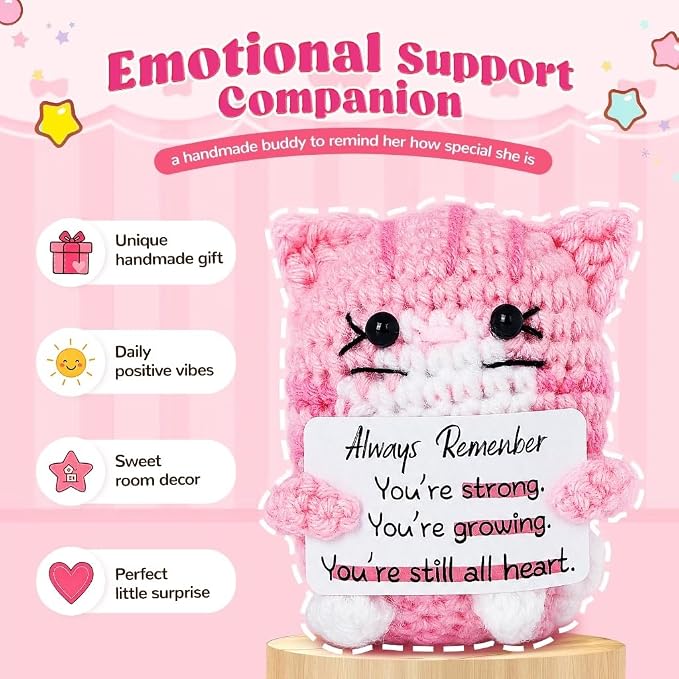 Birthday Gifts Baskets for Women, Get Well Soon Care Package for Girls | 9 PCS Sweet Pink Teen Girl Gift Trendy Stuff, Pick Me Up Gift Box, Surgery Recovery Care Package , Cheer Up Feel Better