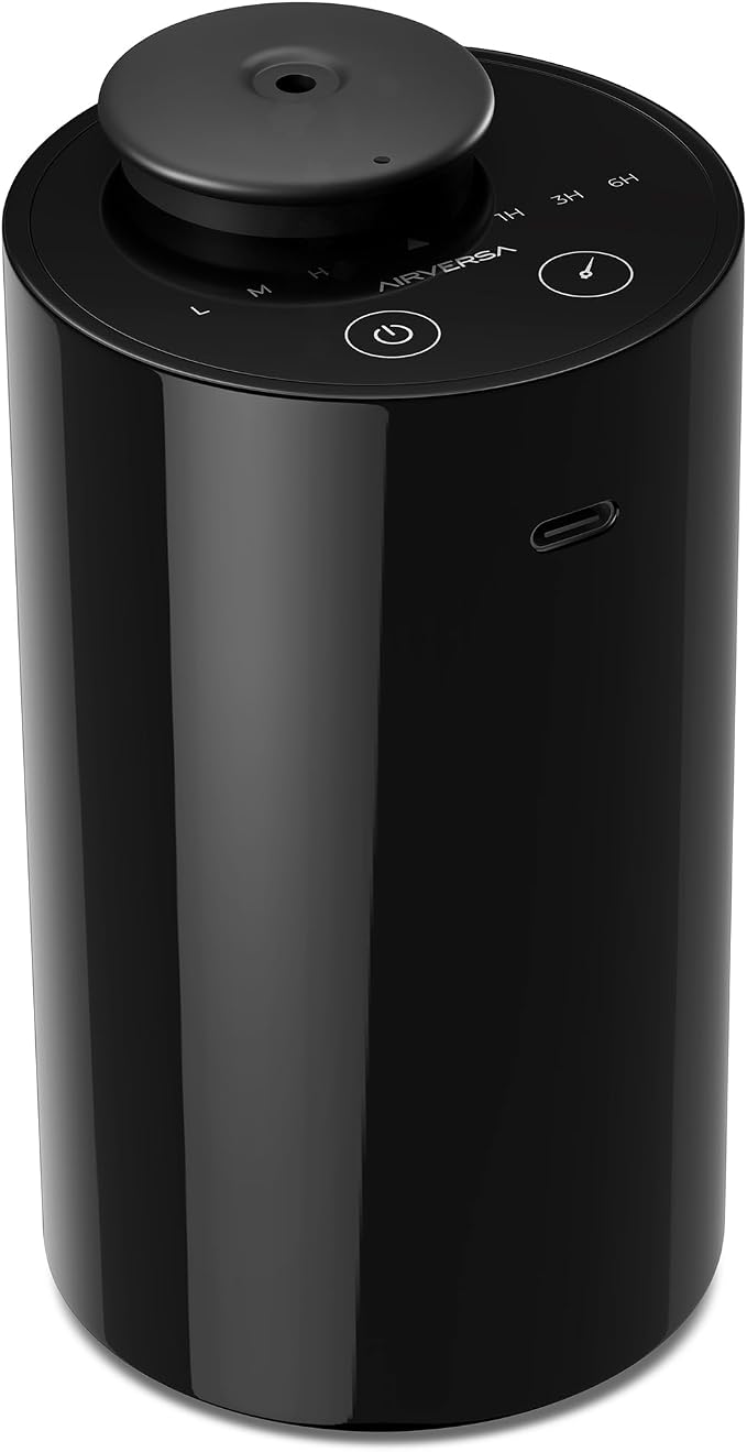 Airversa Replacement Nozzle with Raised Grippable Top, Easy Pull-Out Design, Same as AN6 (20 mL, Black)