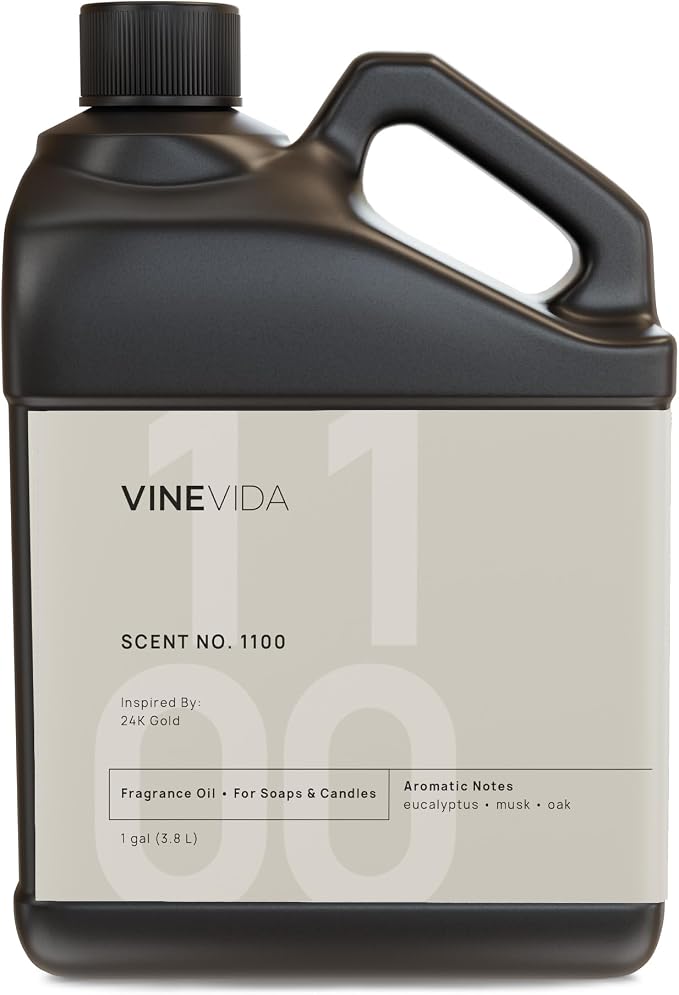 VINEVIDA [128oz] 24K Gold Fragrance Oil for Candle Making and Soap Making - Premium Candle Scents for Soy Candles