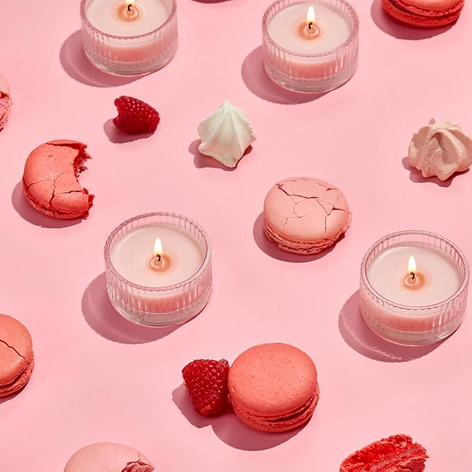 Guilty Pleasure Votives Luxury Scented Candles by Snif, Valentine's Day Candles, 100% Cotton Fiber Wicks, Soy Wax Blend, Non-Toxic, Vegan