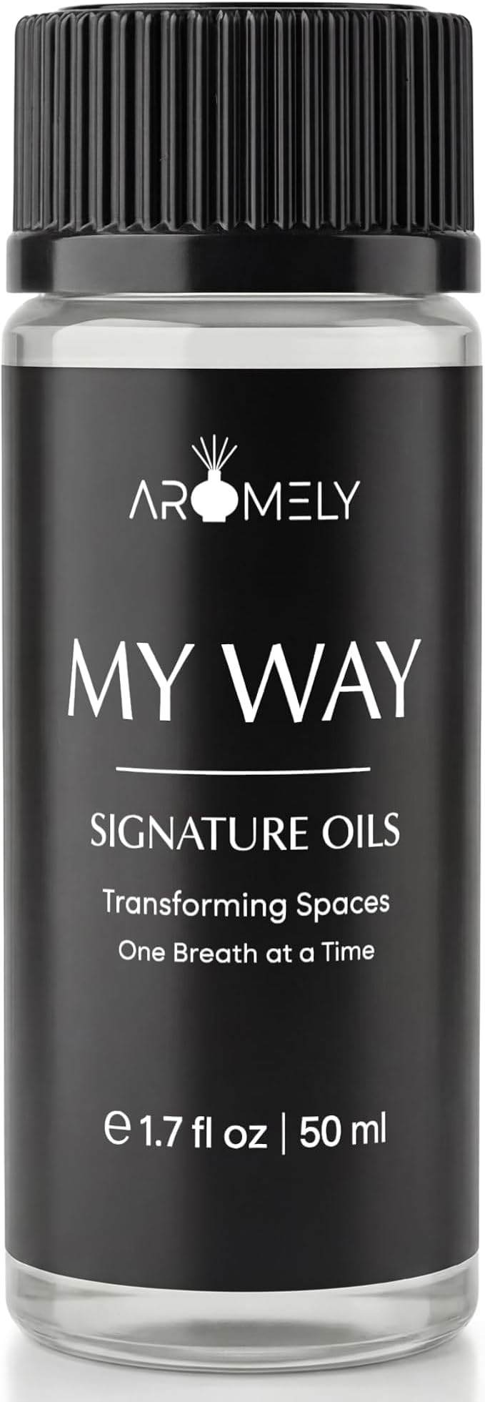 AROMELY My Way Diffuser Oil Blend | Luxury Home Fragrance Oil for Diffusers | Inspired by 1 Hotel | Signature Scent with Notes of Leather, Cardamom, Lemon, Cedarwood, Iris & Amber | 50ml
