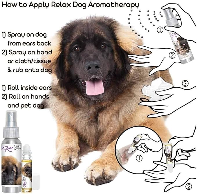 The Blissful Dog Leonberger Relax Dog Aromatherapy Spray for Your Dog's Anxiety