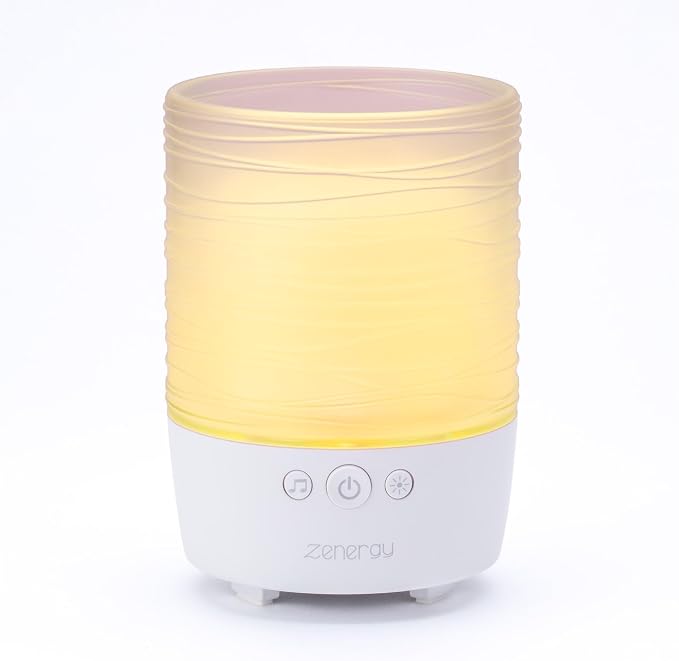 iHome Zenergy Candle Portable Bluetooth Sound Machine with Meditative Light and Sound Therapy, Candle with Candle Effect and Breathing Guide