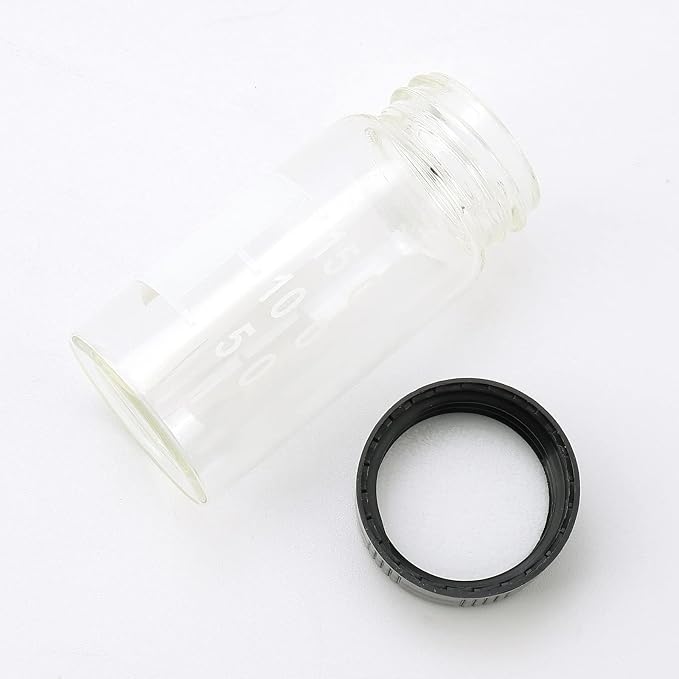 Kesell 28 Pack 20ml Empty Glass Vials Clear Glass Bottles with Screw Cap (4pcs Funnels)
