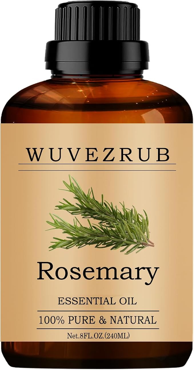 Rosemary Essential Oils 240ML, Pure Rosemary Essential Oil for Aromatherapy Diffuser - 8 Fl Oz