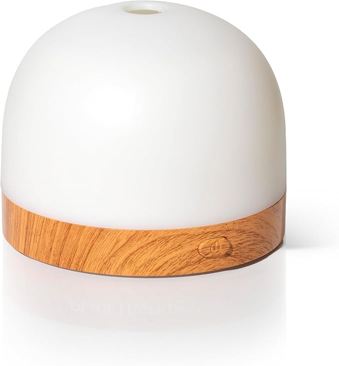 Plant Therapy Home AuraDrop Fan Diffuser - Designed for Easy, Everyday Use, Gentle Airflow from Built in Fan, Color-Changing Light Feature
