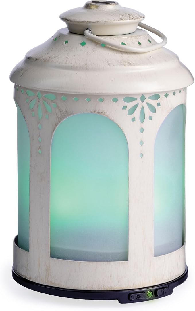 Airome Chelsea Medium Cut-Metal Essential Oil Diffuser|100 mL Humidifying Ultrasonic Aromatherapy Diffuser 8 Colorful LED Lights, Intermittent & Continual Mist, Auto Shut-Off