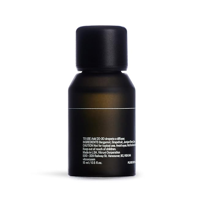 Vitruvi Boost, Fresh Essential Oil Blend, 100% Pure Juniper, Lime, Grapefruit and Bergamot oil (0.5 fl.oz)