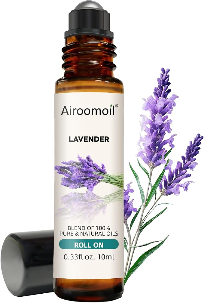 Lavender Essential Oil Roll‑On 10mL – Pre‑diluted Ready‑to‑Use, Portable Travel Size, Gentle Herbal‑Floral Scent for Daily Comfort, Meditation, Yoga, On‑the‑Go Aromatherapy – Female Gift