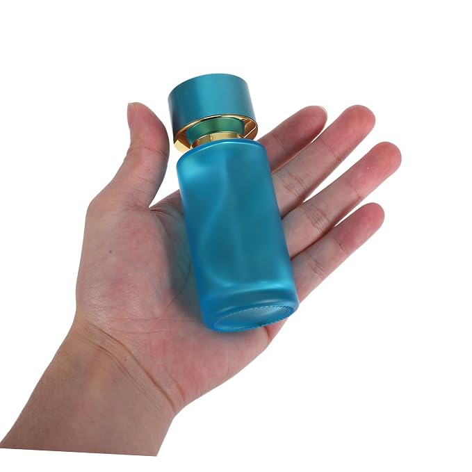 Travel-ready Perfume Refill Bottle 50ml Glass Spray Bottle Reusable for Fragrance Cosmetics Replacement Travel Size Perfume Container