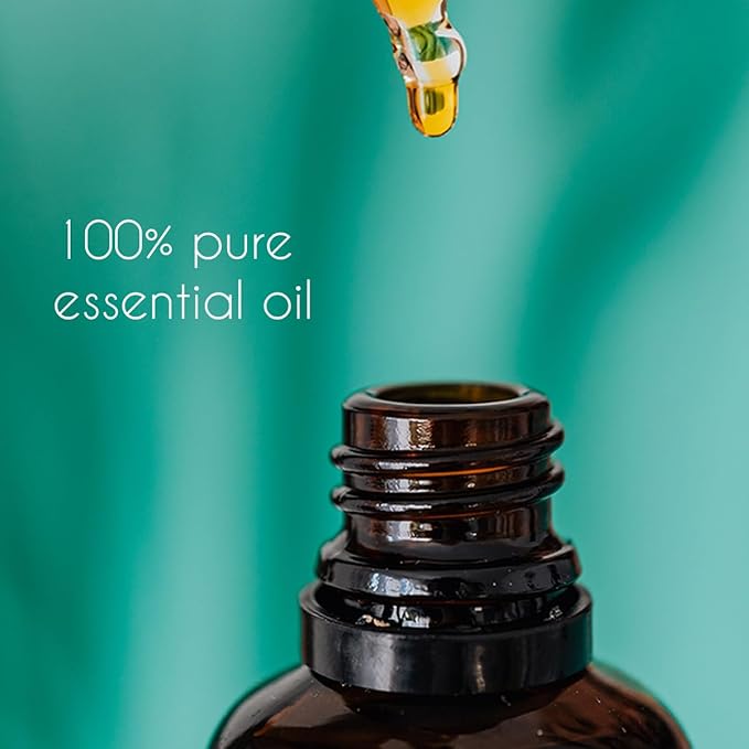 Spearmint Essential Oil - 8 fl oz Amber Glass Bottle (100% Pure & Uncut) - GreenHealth