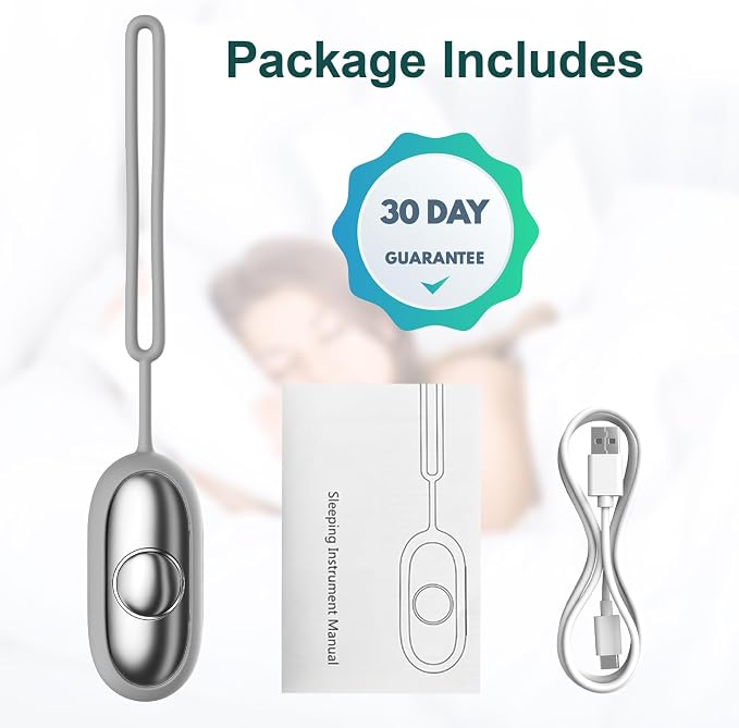 Handheld Relaxation Device – Dual-Mode Gentle Pulse Wellness Tool for Adults & Kids, Portable Sleep Device, Supports Calm Focus & Better Rest, USB-C Rechargeable (Silver)