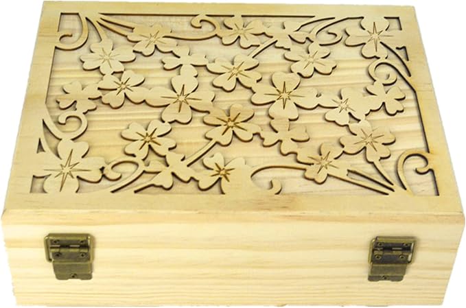 Pure Vie Bamboo Essential Oil Storage Box Travel Organizer Case with Bottle Cap Label - Aromatherapy Nail Polish Fragrance Container, Holds 24 Bottle for 5-30ml - Keep Scented Oil Safe & Space Saver