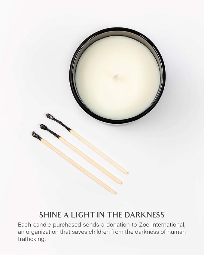 Benevolence LA Premium Eucalyptus & Chamomile Scented Candle – Long-Lasting, 45-Hour Burn – Luxury Natural Soy Candle for Home – Aromatherapy & Room Decor – 8oz