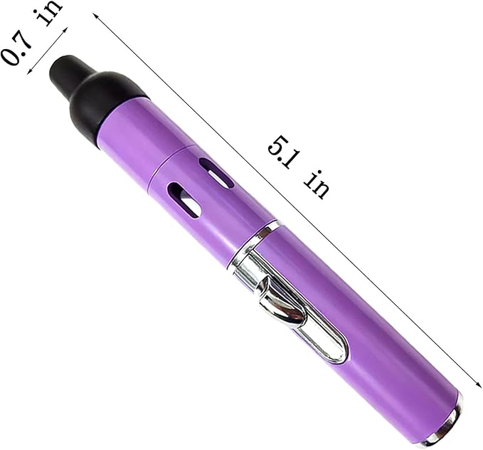 Torch Lighter,Handheld Multifunctional All-in-One Tube Built-in Detachable Windproof Lighter,Outdoor,Indoor,Camping,Candle,Birthday,Light Purple(2PCS)