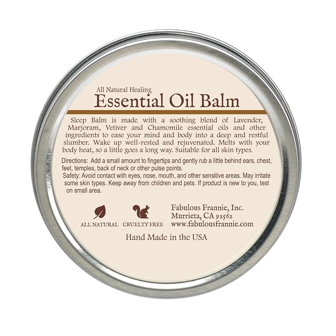 Fabulous Frannie Protect Healing Balm Made with Pure Essential Oils and Sunflower Oil, Coconut Oil, Shea Butter, Beeswax, Soy Wax, Aloe Vera 3.5oz Tin