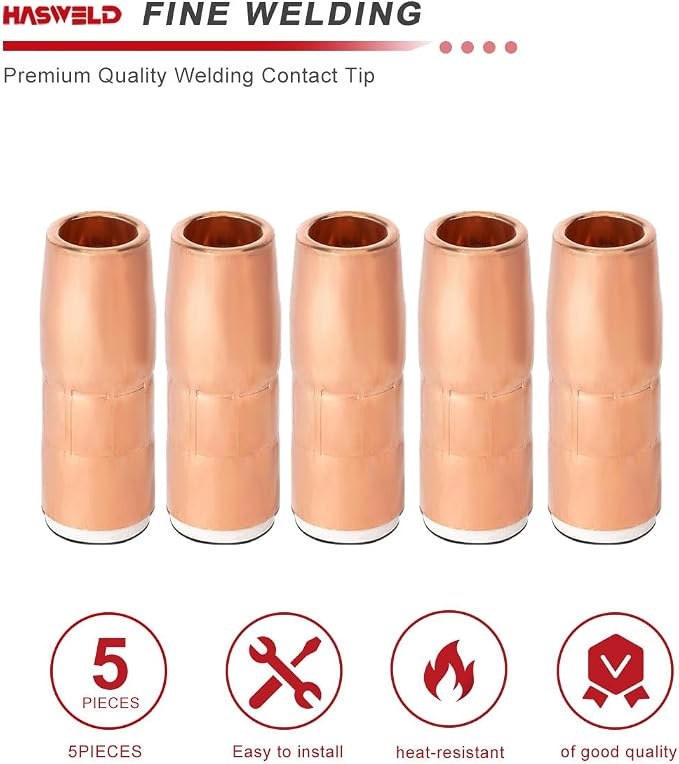 5-PK Nozzle N-M5800C 5/8" ID Flush AccuLock MDX fits Mliier MDX-250 EZ-Select Acculock MIG Welding Guns part