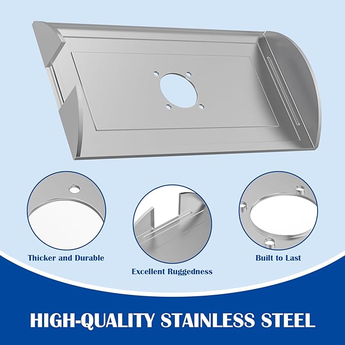 Heat Baffle Diffuser Plate Replacement Parts for Pit Boss 1000 1100 Series Pellet Smoker Grills, Pit Boss Austin XL Heat Shield Accessories, Pit Boss Pellet Grill Heat Diffuser Plate, Heavy Steel