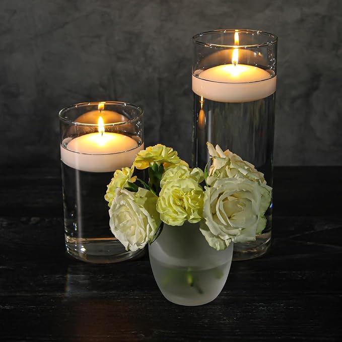 3" White Richland Floating Candles Set of 36