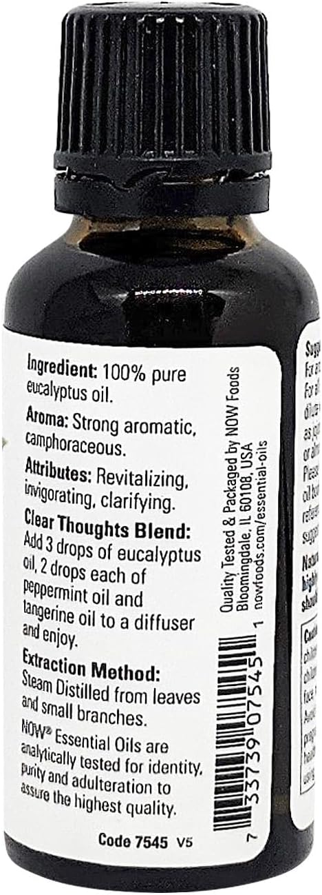 Now Foods Eucalyptus Oil 1 oz EssOil