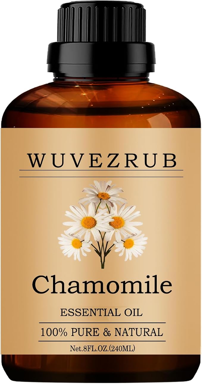Chamomile Essential Oil -, 240ML Pure and Natural for Aromatherapy Diffuser - 8 Fl Oz