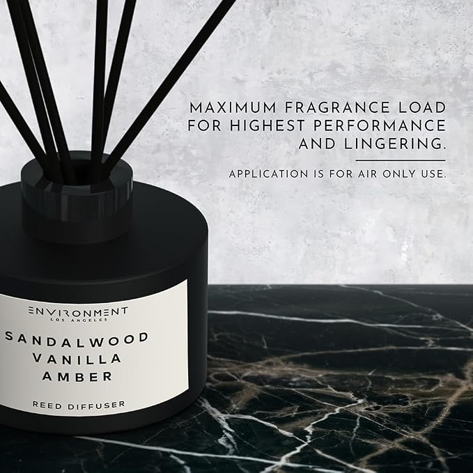 Environment Inspired by 5-Star Resort WN Reed Diffuser, 200ml Luxury Scented Aromatherapy (Jasmine | Green Melon | Lily) Reed Diffusers for Home, Diffusing Oil Fragrance, Home Fragrance Products