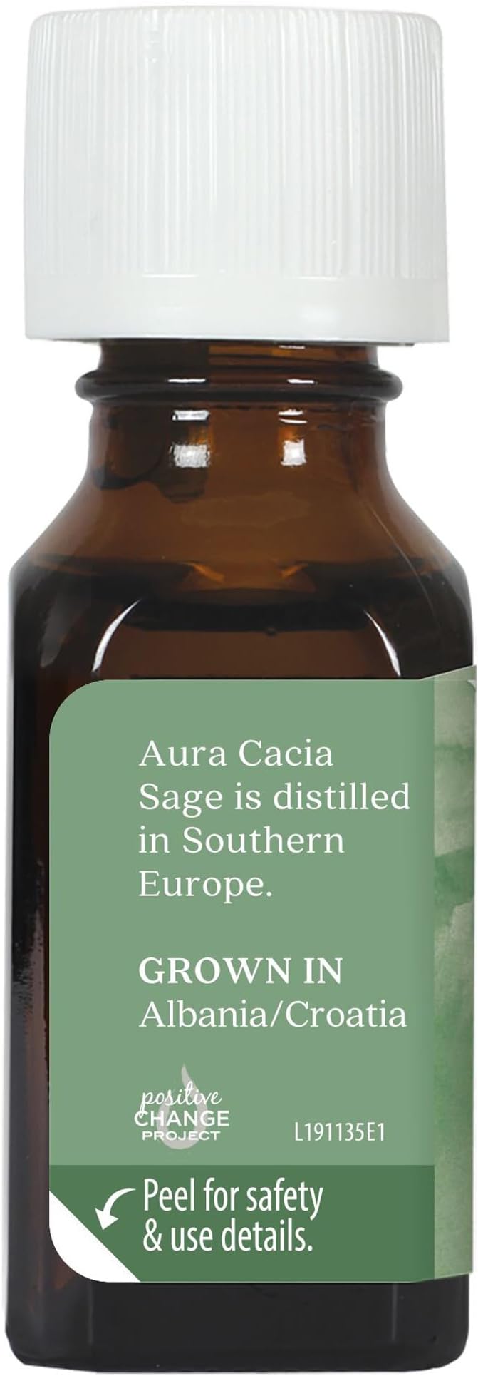 Aura Cacia Sage Essential Oil, 0.5 FZ