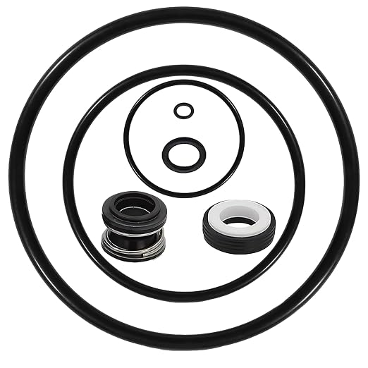 O-Ring Repair Rebuild Kit 79 Fit for StaRite Max-E-Pro Pool Pump – Complete 6-in-1 Seal Kit Includes Lid, Clamp, Diffuser, Plug, Screw O-Rings & PS-201 Shaft Seal