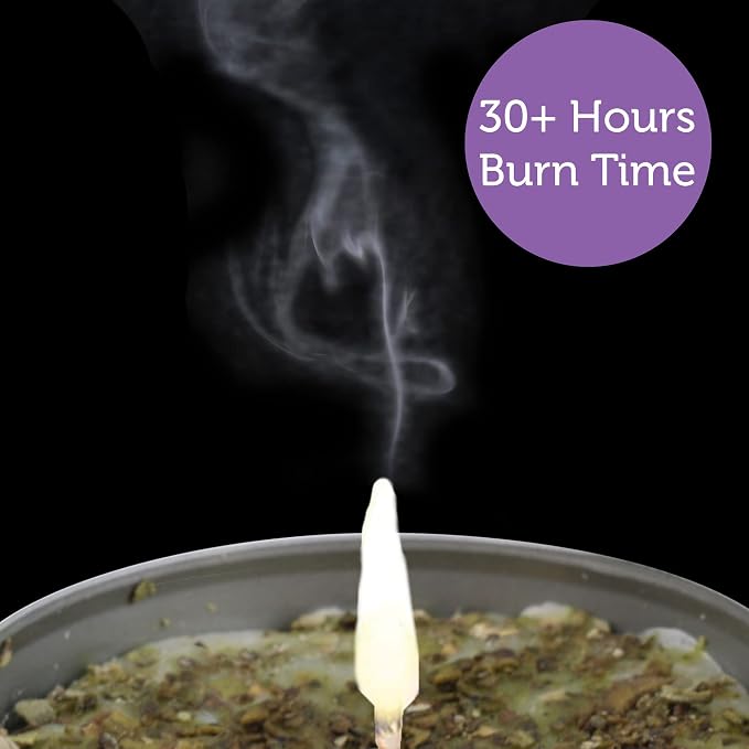SOUL STICKS Smudge Candle for Cleansing House, Meditation, Chakra Healing, Aromatherapy (White Sage & Lavender)