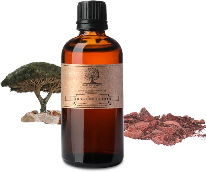 Dragons Blood Essential Oil - 100% Pure Grade Essential Oil by Nature's Note Organics - 4 Fl Oz