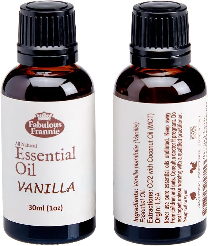 Fabulous Frannie Vanilla Essential Oil Great Scent for the Spa and Home 30ml (Pack of 1)