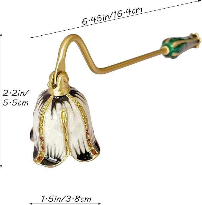 Candle Snuffer, Unique Candle Extinguisher Snuffer, Decorative Candle Extinguisher Metal Candle Tool