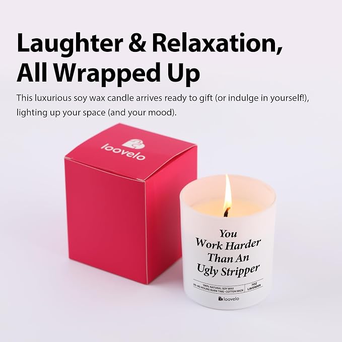 Those We Love Don't Go Away Sympathy Grief Gifts Bereavement Funeral Comfort Condolence Scented Candle Home Office Jar Candle Lavender Scent 7oz