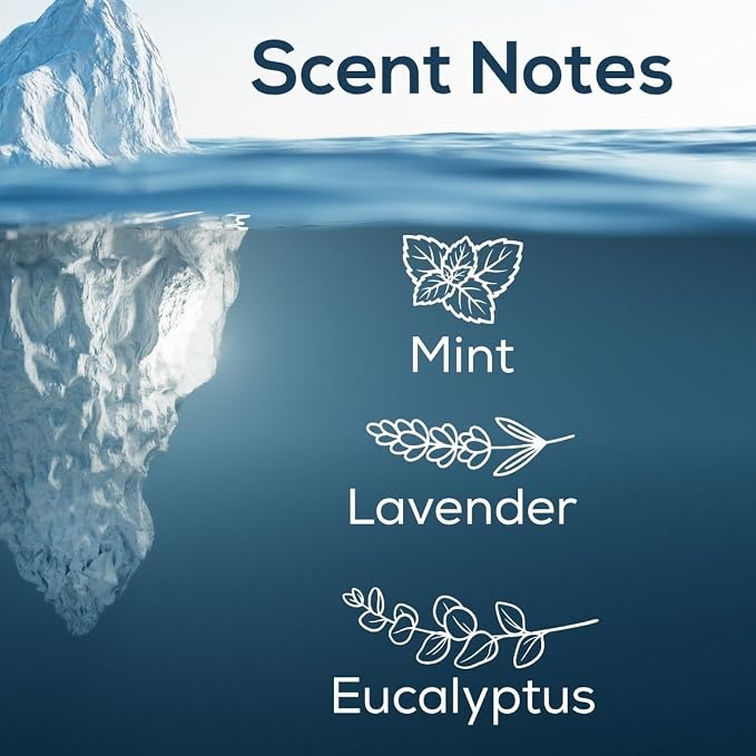 Scent Fill 100% Natural Glacier Plug in Air Freshener, Scented Oil Refills, 2 Refills + Diffuser