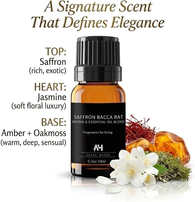 Baccarat Rouge Difuser Oil 10ml - Home Luxury Scents Refill - Inspired by Baccarat Rouge Perfume - Saffron, Jasmine, Amber - Make Your House Smell Good - Aromatherapy Diffuser Oil - Hotel Oil Scent