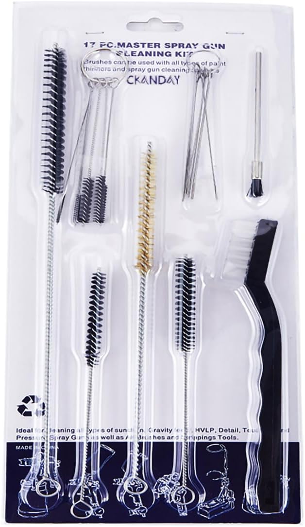 21 Pieces Nylon Mini Cleaning Brush Set Metal Straws Air Brush Spray Gun Humming Bird Feeders Coffee Machine Tubing Pipe Cleaner Nozzle