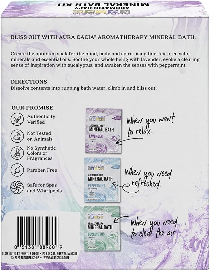 Aura Cacia Mineral Bath Kit