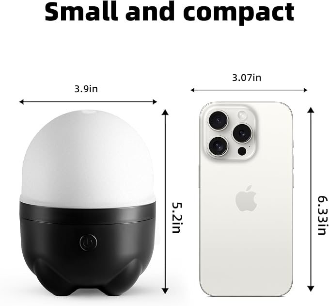 SEEDSEEL 150ML Cordless Essential Oil Diffuser, Built-in 6000mAH Rechargeable Battery, 7 Hours Run Time, 7 Colors LED Light, Portable Aromatherapy Diffuser for Home, Outdoor, Travel