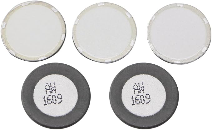 5-Pack 16mm Ultrasonic Ceramic Disc, Replacement Atomizer Plate for Humidifier Fogger, Mist Maker, Durable Repair Part for Humidifiers & Diffusers