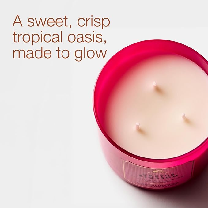 Bath & Body Works Cactus Blossom 3-Wick Candle - Scented Candle for At-Home Use - Long-Lasting, Room-Filling Fragrance - High Fragrance Oil Concentration - Soy Wax Blend