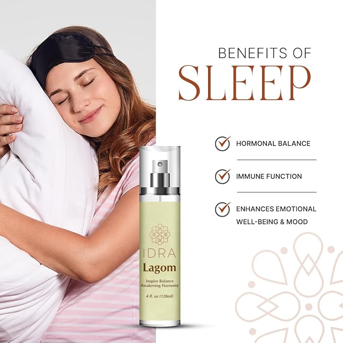 IDRA Lagom Essential Oil Blend for Home Diffusers Aromatherapy and Humidifiers 120ML by Idra Wellness Diffuser with Laurel Leaf Peppermint Lemon 4 Fl Oz