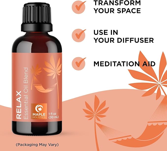Relaxing Essential Oils for Sleep Time - Relax and Dream Sleep Essential Oil Blends for Diffuser with Pure Essential Oils Including Lavender Roman Chamomile and Ylang Ylang