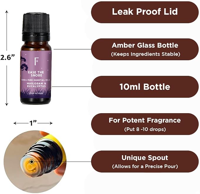 Folkulture Essential Oils - Set of 5 (0.34 fl oz x 5) |Sleep Essential Oils for Diffusers for Home, Aromatherapy, Relaxation | Lavender, Rosemary, Vanilla, Eucalyptus, Scents for Sweet Dream- Sleep
