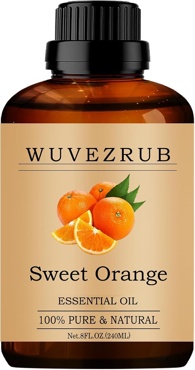 Sweet Orange Essential Oils 240ML, Pure Sweet Orange Essential Oil for Aromatherapy Diffuser - 8 Fl Oz