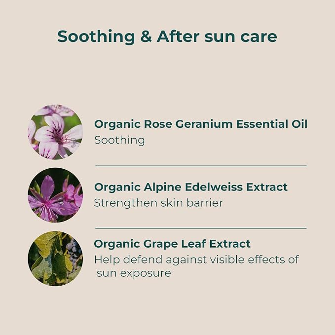 INNA ORGANIC Organic Sheet Mask - After Sun & Self Love, EWG & COSMOS Certified (Pack of 5) | Rose Geranium Essential Oils Infused Skin Care | Luxury Clean Beauty