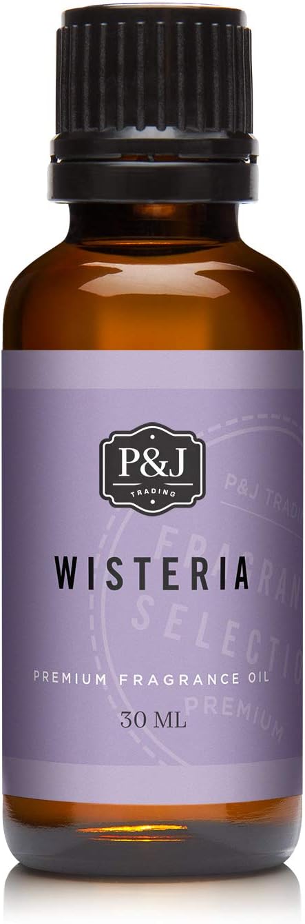 P&J Fragrance Oil | Wisteria Oil 30ml - Candle Scents for Candle Making, Freshie Scent, Soap Making Supplies, Diffuser Oil Scents