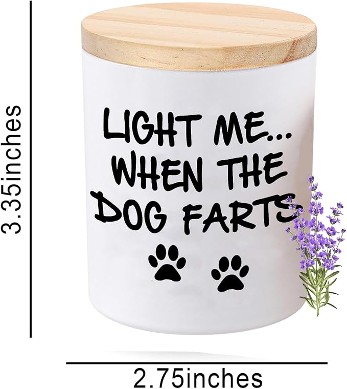 BFJLIFE Funny Gifts for Women Unique Dog Mom Dog Lovers Mothers Day Christmas Birthday Gifts for Girlfriend Sister Bestie Best Friend Her Wife Stocking Stuffers for Women Lavender Scented Soy Candles