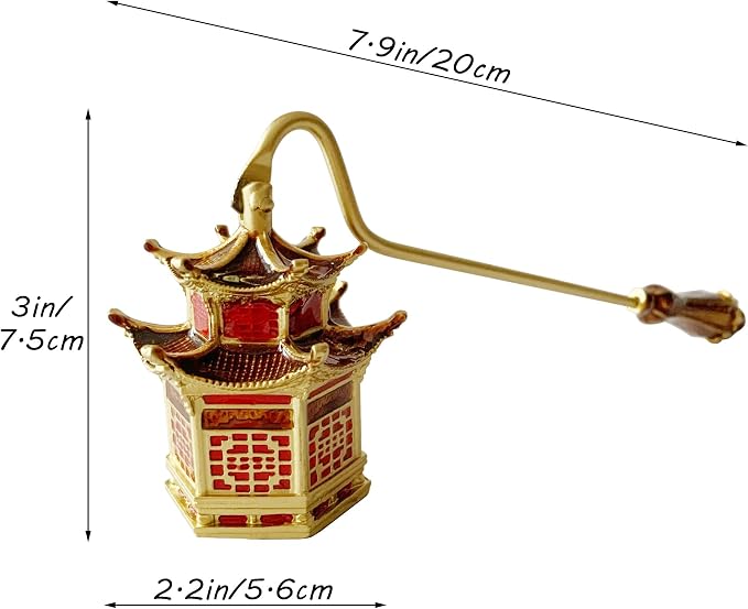 Candle Snuffer, Unique Candle Extinguisher Snuffer, Decorative Candle Snuffer Metal Candle Tool